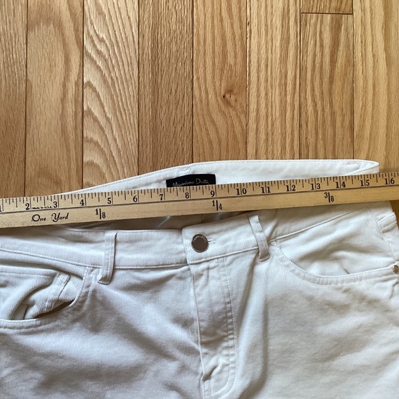 NWOT Massimo Dutti Cotton Blend Corduroy Pants Cream, fit like 8-10 - Picture 8 of 12